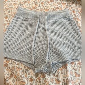 Grey Crochet Forever21 shorts